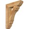Ekena Millwork Olympic Slat Rough Sawn Bracket, Western Red Cedar, 6"W x 26"D x 34"H BKT06X26X34OLY06RWR - alternate 1